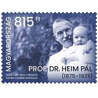 A képen a Heim Pál bélyeg látható.