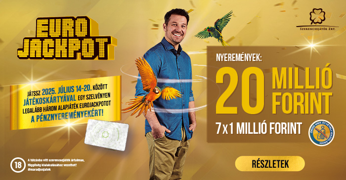 Használd a játékoskártyát és nyerj! Főnyeremény 20 millió Ft