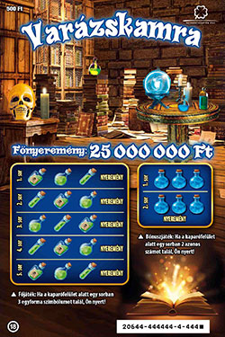 Varázskamra - főnyeremény: 25 000 000 Ft