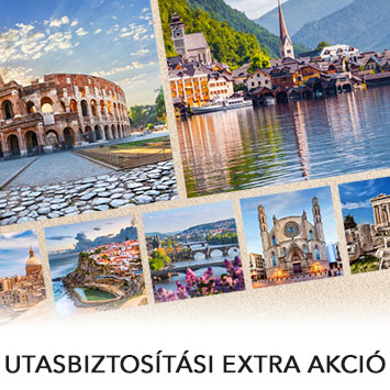 „Hosszú hétvége” kedvezmény - a képen különböző Európai turistalátványosságok láthatóak